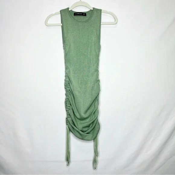 Lioness Military Minds Mini Dress in Sage Green - Picture 2 of 8